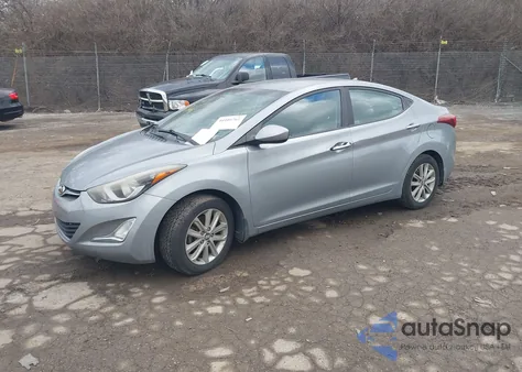2014 Hyundai Elantra Se from USA, damaged, VIN KMHDH4AE1EU201672